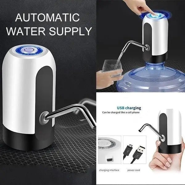 Automatic Wireless Water Can Dispenser Pump for 20L Bottle Can (Multicolor) - Zento
