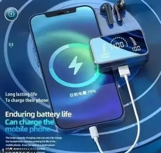 M19 Wireless Bluetooth Earbuds with 2200mAh Battery (True Wireless, TWS) - Zento