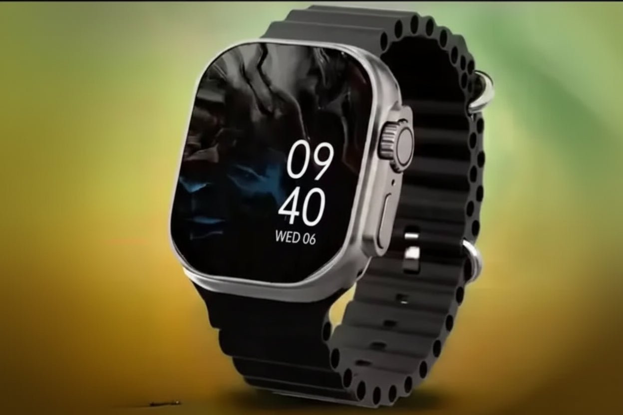 T800 UV Ultra Smartwatch – Bluetooth Calling & Fitness Tracker (Black Alloy Strap) - Zento