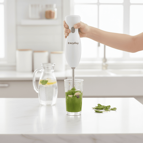 Optima 250W Hand Blender – Powerful Stainless Steel Shaft Blender with Easy Grip for Hot & Cold Blending - Zento