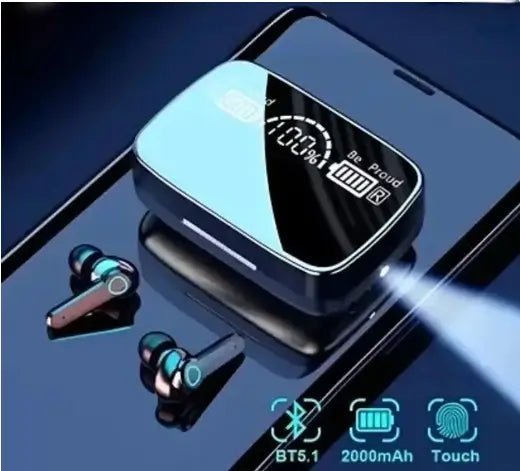 M19 Wireless Bluetooth Earbuds with 2200mAh Battery (True Wireless, TWS) - Zento