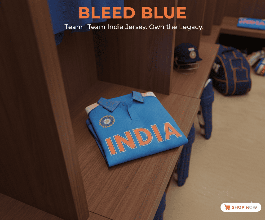 India ODI Virat Embroidered Jersey 2026 - Zento