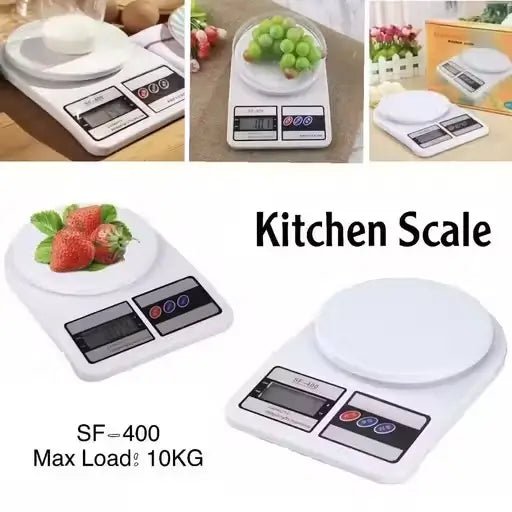 Digital Kitchen Weighing Machine with Backlit LCD Display - Zento