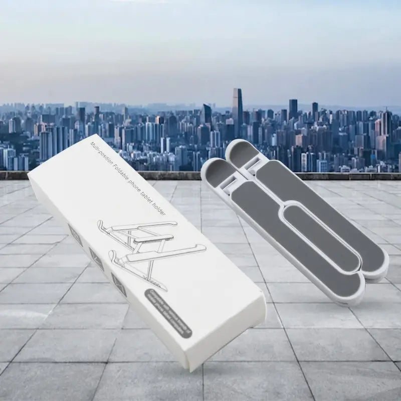 Adjustable Tablet Stand Holder with Foldable Legs Multi - Angle, Ergonomic Design for Tablets and Phones - Zento