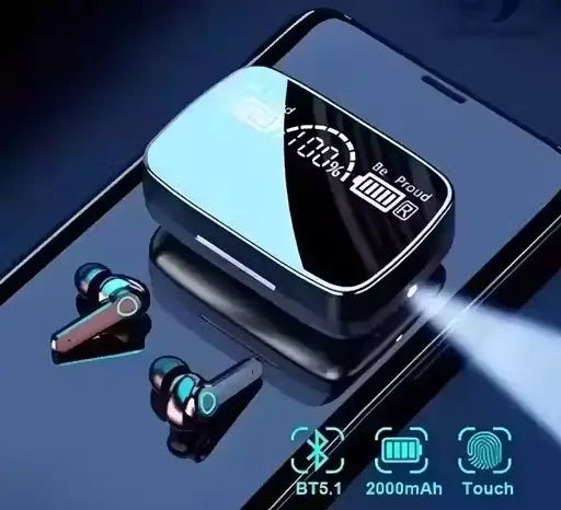 M19 Wireless Bluetooth Earbuds with 2200mAh Battery (True Wireless, TWS) - Zento