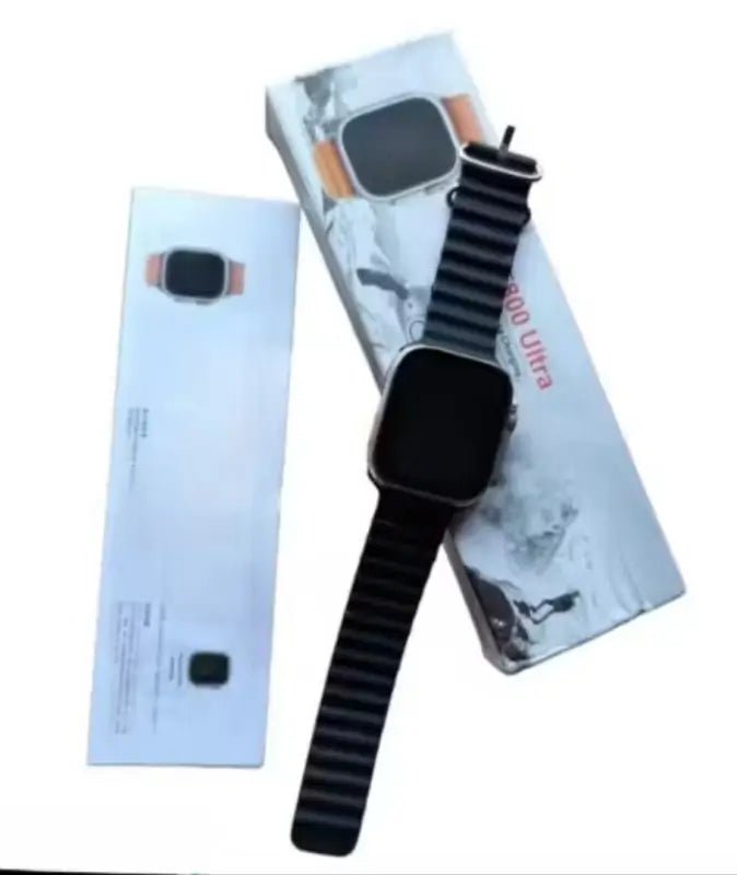 T800 UV Ultra Smartwatch – Bluetooth Calling & Fitness Tracker (Black Alloy Strap) - Zento