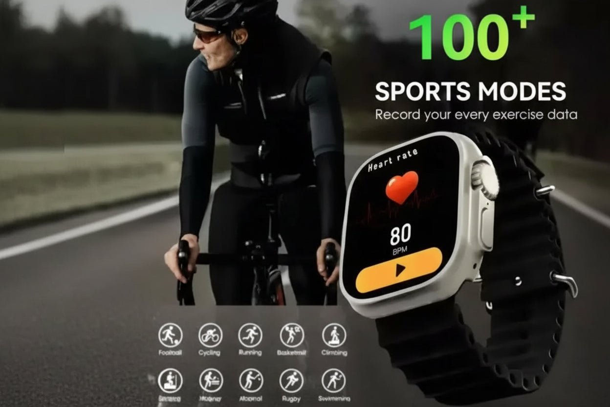 T800 UV Ultra Smartwatch – Bluetooth Calling & Fitness Tracker (Black Alloy Strap) - Zento