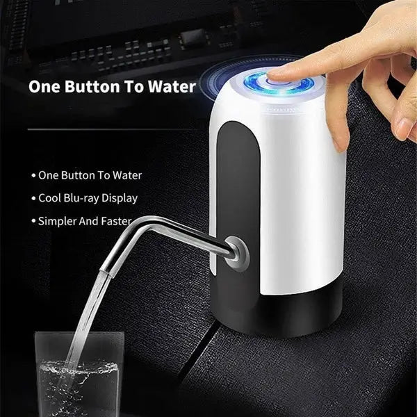 Automatic Wireless Water Can Dispenser Pump for 20L Bottle Can (Multicolor) - Zento
