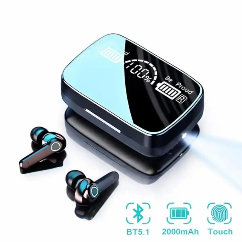 M19 Wireless Bluetooth Earbuds with 2200mAh Battery (True Wireless, TWS) - Zento